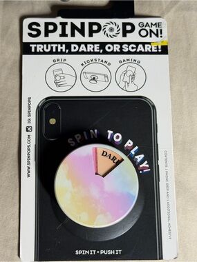 Spinpop Rotating Game Phone Grip - Pastel Multicolor